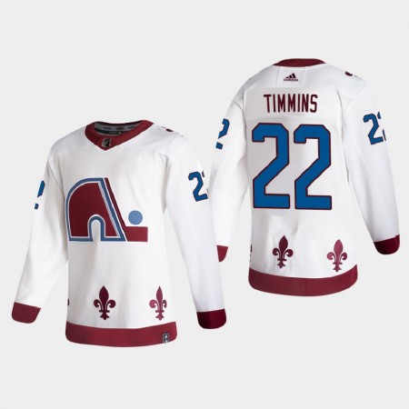 Colorado Avalanche Conor Timmins 22 2020-2021 Reverse Retro Trikot Authentic  - Herren